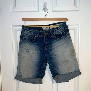Indigo Rein Denim Bermuda Shorts